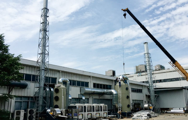 汽車(chē)行業(yè)廢氣處理工程案例