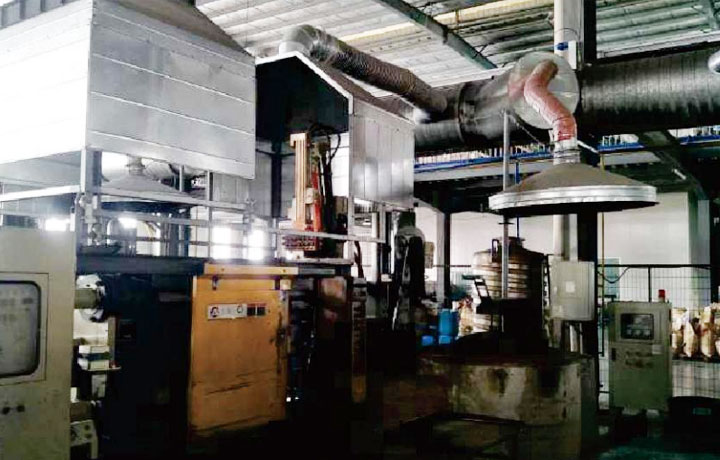 鑄造廢氣除臭設(shè)備工程案例